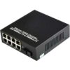 Converter Quang HDtec 8 cổng RJ45 Lan 1G