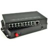 Converter Quang HDtec 8 RJ11 + 1 RJ45 Lan 100 Mbps