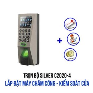 Lắp đặt máy chấm công kiểm soát cửa gói SILVER C2020-4