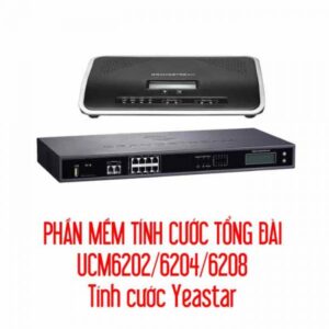 Phần mềm tính cước tổng đài UCM6202/6204/6208/Tính cước Yeastar