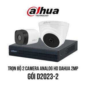 Trọn bộ 2 camera Analog HD DAHUA 2MP giá rẻ [D2023-2]