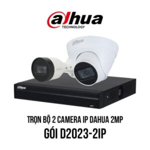 Trọn bộ 2 camera IP Dahua 2MP giá rẻ [D2023-2IP]