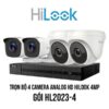 Trọn bộ 4 camera Analog HD HiLook 4MP giá rẻ [HL2023-4]