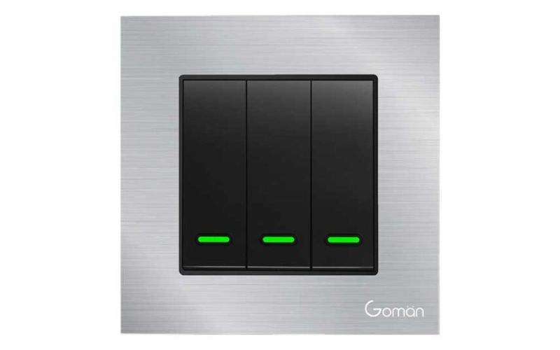 Công tắc đèn Zigbee 3 nút Goman được đánh giá cao