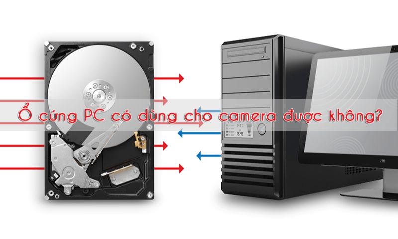 Sự khác nhau giữa ổ cứng camera và ổ cứng máy tính