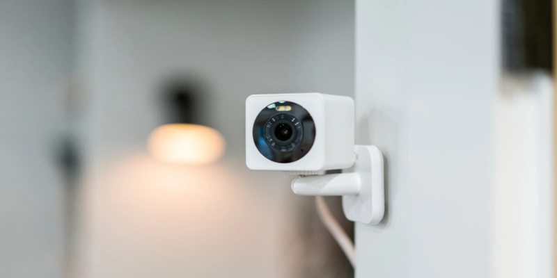 Cần chú ý đến việc các cây cối có thể che khuất tầm nhìn của camera