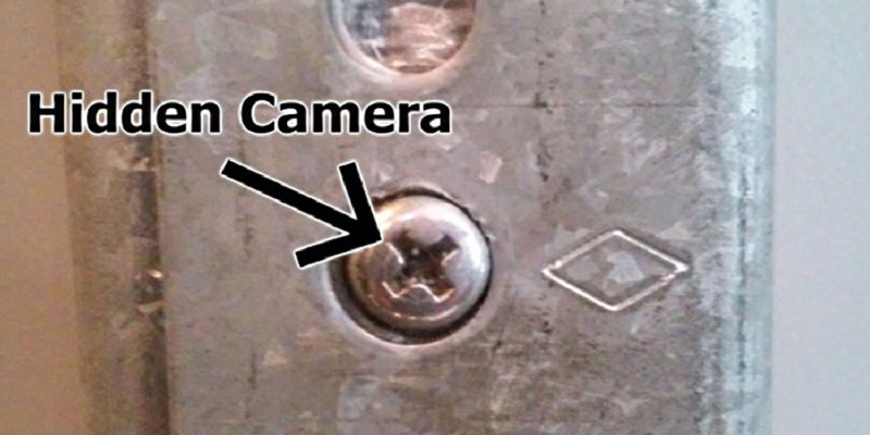 Sử dụng camera ngụy trang ốc vít đúng cách