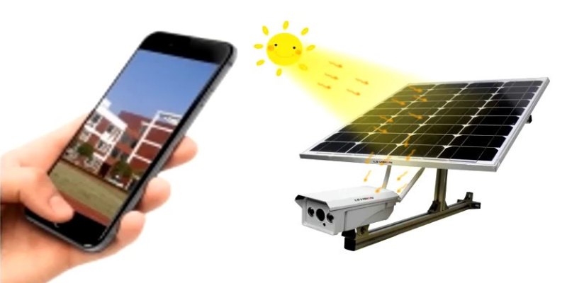 Camera năng lượng mặt trời không cần kéo dây điện