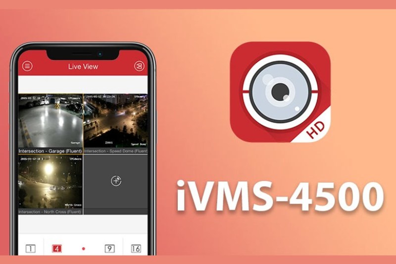 Phần mềm xem camera IP iVMS-4500 hiện đại