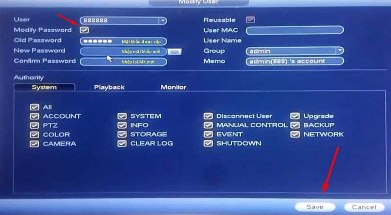 Cách đổi mật khẩu camera KBVision trên máy tính