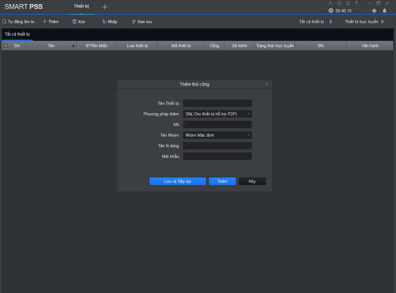 Hướng dẫn cài đặt phần mềm xem camera P2P trên máy tính