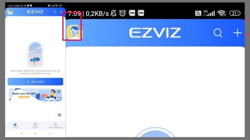 Thiết lập quyền truy cập khi chia sẻ camera Ezviz