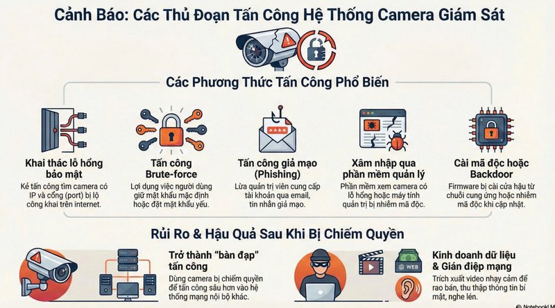 Rò rỉ dữ liệu camera lên Internet