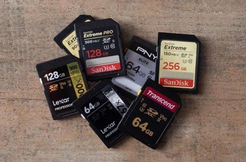 Lưu ý không phải mọi camera sử dụng cùng một dung lượng thẻ nhớ