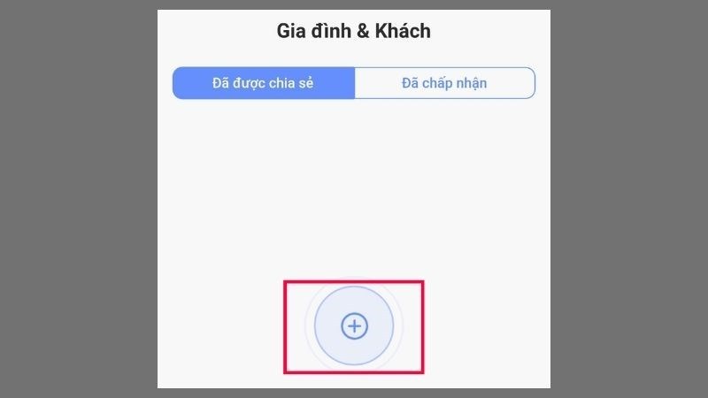 Mở ứng dụng Ezviz và chia sẻ