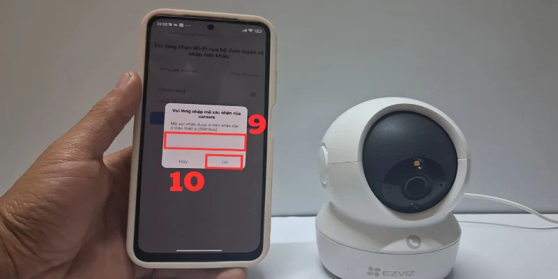 Hãy cố gắng đặt camera trong vùng phủ Wi-Fi tốt