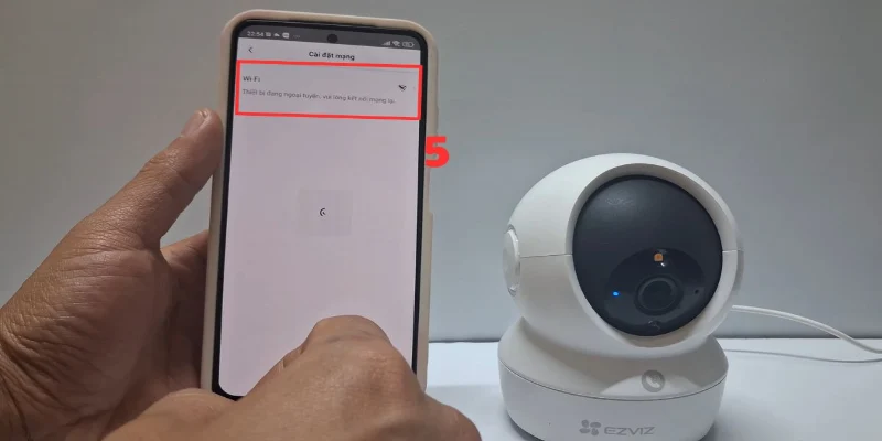 Cấu hình lại Wi-Fi cho camera